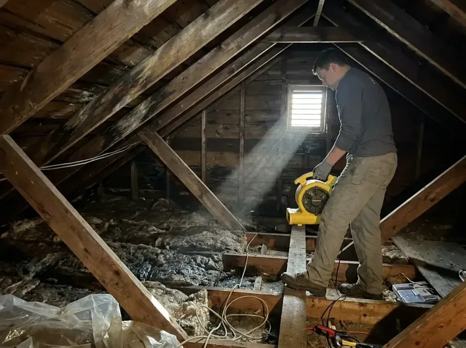 attic-water-damage-drying-proc-007 — frequently asked questions, Emergency Water Extraction & 24/7 Flood Response in Swartz,…